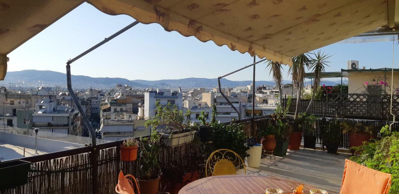 Penthouse Balcony Close To Acropolis Apartment Атина Екстериор снимка