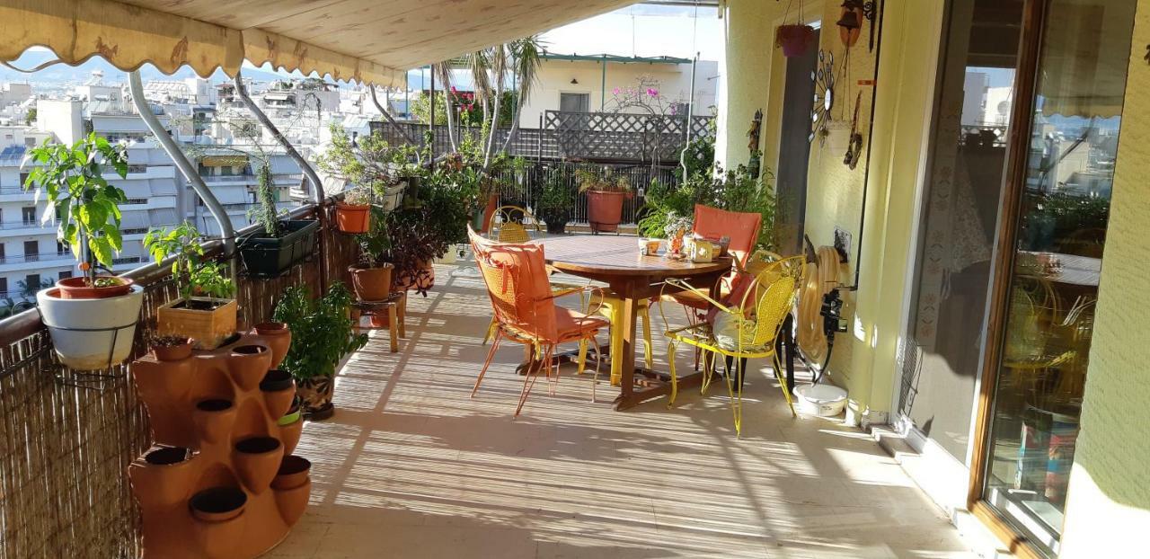 Penthouse Balcony Close To Acropolis Apartment Атина Екстериор снимка