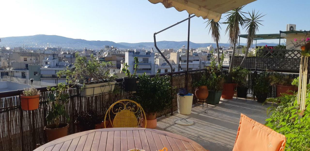 Penthouse Balcony Close To Acropolis Apartment Атина Екстериор снимка